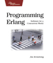 Book cover for Programming Erlang: Software for a Concurrent World (Full Edition)